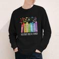 8647 Foxtrots Tangos Deltas Book Flower Resist Book Lovers Youth Long Sleeve Tee