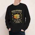 Abibliophobia Book Lover Reading Humor Graphic Youth Long Sleeve Tee