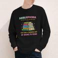 Abibliophobia Book Lovers Graphic Youth Long Sleeve Tee Abibliophobia Book Lovers Graphic Youth Long Sleeve Tee