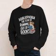 Abibliophobia Dog Book Lover Library Youth Long Sleeve Tee