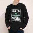 Alien Quote Take Me To Your Readers Sci-Fi Ufo Book Lover Youth Long Sleeve Tee