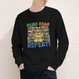 Animals Read Reading Book Library First Day Of School Kids Youth Long Sleeve Tee
