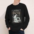 Anti-Social Book-Club Cat Graphic Youth Long Sleeve Tee