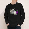 Asexual Book Lover LGBT Reading Pride Ace Flag Daisy Youth Long Sleeve Tee