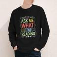 Ask Me What I'm Reading Bookworm Librarian Reader Youth Long Sleeve Tee Ask Me What I'm Reading Bookworm Librarian Reader Youth Long Sleeve Tee