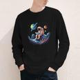 Astronaut Reading Book In Space Books Lover Bookworm Youth Long Sleeve Tee