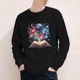 Astronomy Space Lover Books Bookworm Youth Long Sleeve Tee