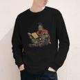 Attila The Hun Reading A Book Youth Long Sleeve Tee Attila The Hun Reading A Book Youth Long Sleeve Tee