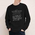 Aziraphale's Bookshop AZ Fell And Co Literary Antiquarian Youth Long Sleeve Tee