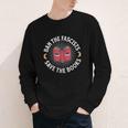 Ban The Fascists Save The Books Banned Books Free Speech Youth Long Sleeve Tee