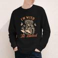 Banned Book Reading Squad Bookish I'm With The Banned Youth Long Sleeve Tee