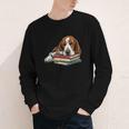 Basset Hound Books Dog Breed Graphic Youth Long Sleeve Tee Basset Hound Books Dog Breed Graphic Youth Long Sleeve Tee