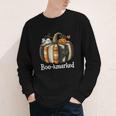 Boo-Kmarked Fall Pumpkin Books Halloween Teacher Teaching Youth Long Sleeve Tee Boo-Kmarked Fall Pumpkin Books Halloween Teacher Teaching Youth Long Sleeve Tee