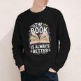 The Book Is Always Better Youth Long Sleeve Tee The Book Is Always Better Youth Long Sleeve Tee