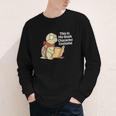 This Is My Book Character Costume Turtle Kids Reading Youth Long Sleeve Tee
