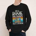 Im a Book Dragon Not a Worm Dragon Youth Long Sleeve Tee