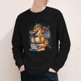 Book Dragon Reading Book Lover Youth Long Sleeve Tee