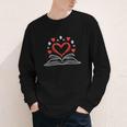 Book Heart Read Book Reading Librarian Men Women Kids Youth Long Sleeve Tee