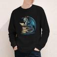 Book Lover Bookworm Reading Books Dragon Sci-Fi Character Youth Long Sleeve Tee Book Lover Bookworm Reading Books Dragon Sci-Fi Character Youth Long Sleeve Tee