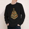 Book Lover Christmas Graphic For Librarians Youth Long Sleeve Tee Book Lover Christmas Graphic For Librarians Youth Long Sleeve Tee
