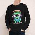 Book Lover Frankenstein's Monster With Reading Glasses Youth Long Sleeve Tee Book Lover Frankenstein's Monster With Reading Glasses Youth Long Sleeve Tee