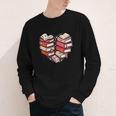 Book Lover Heart Shape Reading Librarian Valentine Men Women Youth Long Sleeve Tee Book Lover Heart Shape Reading Librarian Valentine Men Women Youth Long Sleeve Tee