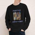Book Lover Pun Practice Shelf-Care Youth Long Sleeve Tee