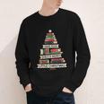 Book Merry Little Christmas Tree Holiday Youth Long Sleeve Tee