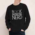 Book Nerd Retro Style Readers Librarians Authors Bookworms Youth Long Sleeve Tee