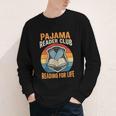 Book And Pajamas Reading Bedtime Youth Long Sleeve Tee