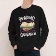 Book Reading Reading Can Seriously Damage Your Ignorance Youth Long Sleeve Tee