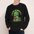 Book A Saurus Bookasaurus Dinosaur Book Girls Boys Toddler Youth Long Sleeve Tee