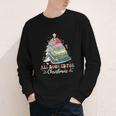 All Booked For Christmas Book Tree Lights Christmas Library Youth Long Sleeve Tee All Booked For Christmas Book Tree Lights Christmas Library Youth Long Sleeve Tee