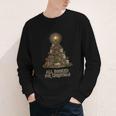 All Booked For Christmas Book Tree Book Lover Teacher Youth Long Sleeve Tee