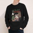All Booked For Christmas Cute Bookish Cat Lover Youth Long Sleeve Tee All Booked For Christmas Cute Bookish Cat Lover Youth Long Sleeve Tee