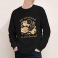 My Weekend Is All Booked Cozy Book Lover Reading Youth Long Sleeve Tee My Weekend Is All Booked Cozy Book Lover Reading Youth Long Sleeve Tee