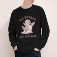 All Booked For Valentines Cute Cherub Vintage Book Lover Youth Long Sleeve Tee All Booked For Valentines Cute Cherub Vintage Book Lover Youth Long Sleeve Tee