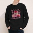 All Booked Valentine's Girly Teacher Coquette Love Youth Long Sleeve Tee