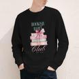 Bookish Babes Club Cute Pink Book Stack With Bow Youth Long Sleeve Tee Bookish Babes Club Cute Pink Book Stack With Bow Youth Long Sleeve Tee