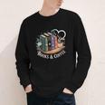 Books And Coffee Book Lover Bookish Green Book Theme Reading Youth Long Sleeve Tee