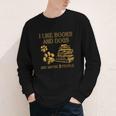 I Like Books And Dogs And Maybe 3 People Vintage Sayin Youth Long Sleeve Tee I Like Books And Dogs And Maybe 3 People Vintage Sayin Youth Long Sleeve Tee