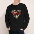 Books Heart Valentines Day Books Are My Love Language Youth Long Sleeve Tee Books Heart Valentines Day Books Are My Love Language Youth Long Sleeve Tee