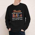 Books Helping Introverts Avoid Conversation Book Reading Youth Long Sleeve Tee