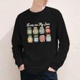 Books Are My Jam Shirt Book Lover Reader Reading Teacher Youth Long Sleeve Tee