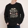 Books Are My Love Language Reader And Book Lover Bookworms Youth Long Sleeve Tee