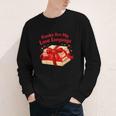 Books Are My Love Language Valentines Day For Books Lover Youth Long Sleeve Tee