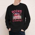 Books Are My Valentine Coquette Bow Book Flower Girl Women Youth Long Sleeve Tee Books Are My Valentine Coquette Bow Book Flower Girl Women Youth Long Sleeve Tee