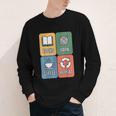 Books Yarn Coffee Repeat Crocheting Youth Long Sleeve Tee Books Yarn Coffee Repeat Crocheting Youth Long Sleeve Tee