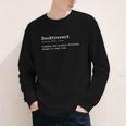 Booktrovert Definition Pun Book Lovers Bookworm Humor Youth Long Sleeve Tee
