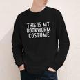 This Is My Bookworm Costume Halloween Easy Book Reading Youth Long Sleeve Tee This Is My Bookworm Costume Halloween Easy Book Reading Youth Long Sleeve Tee